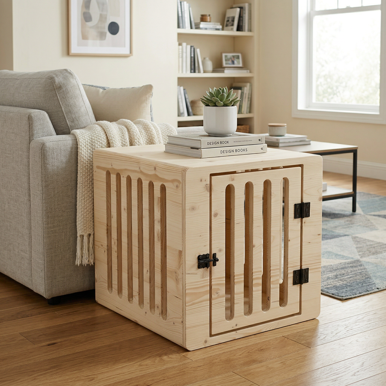 Wooden crate Cubo