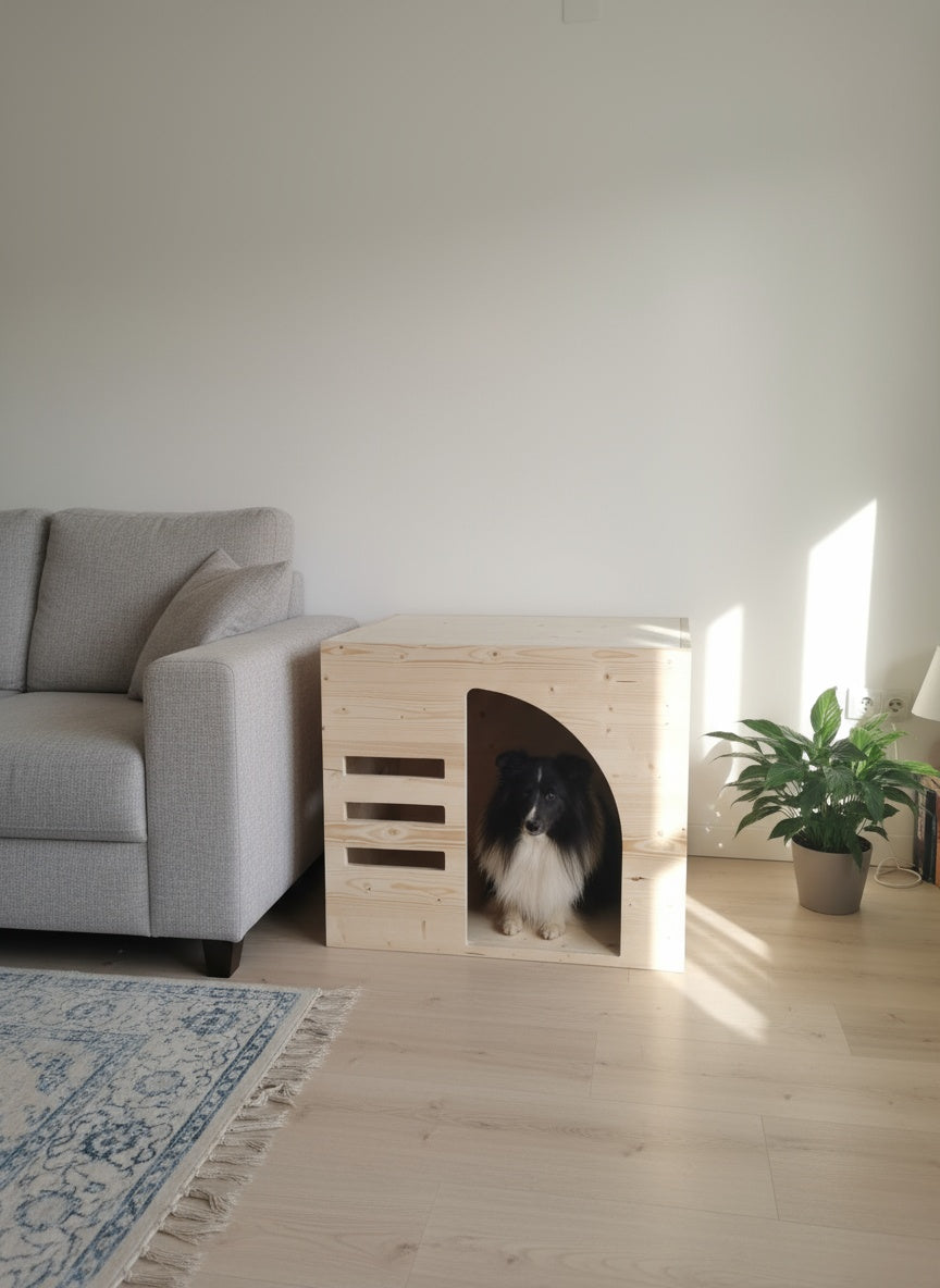 Lesena hiška za psa Haven 6