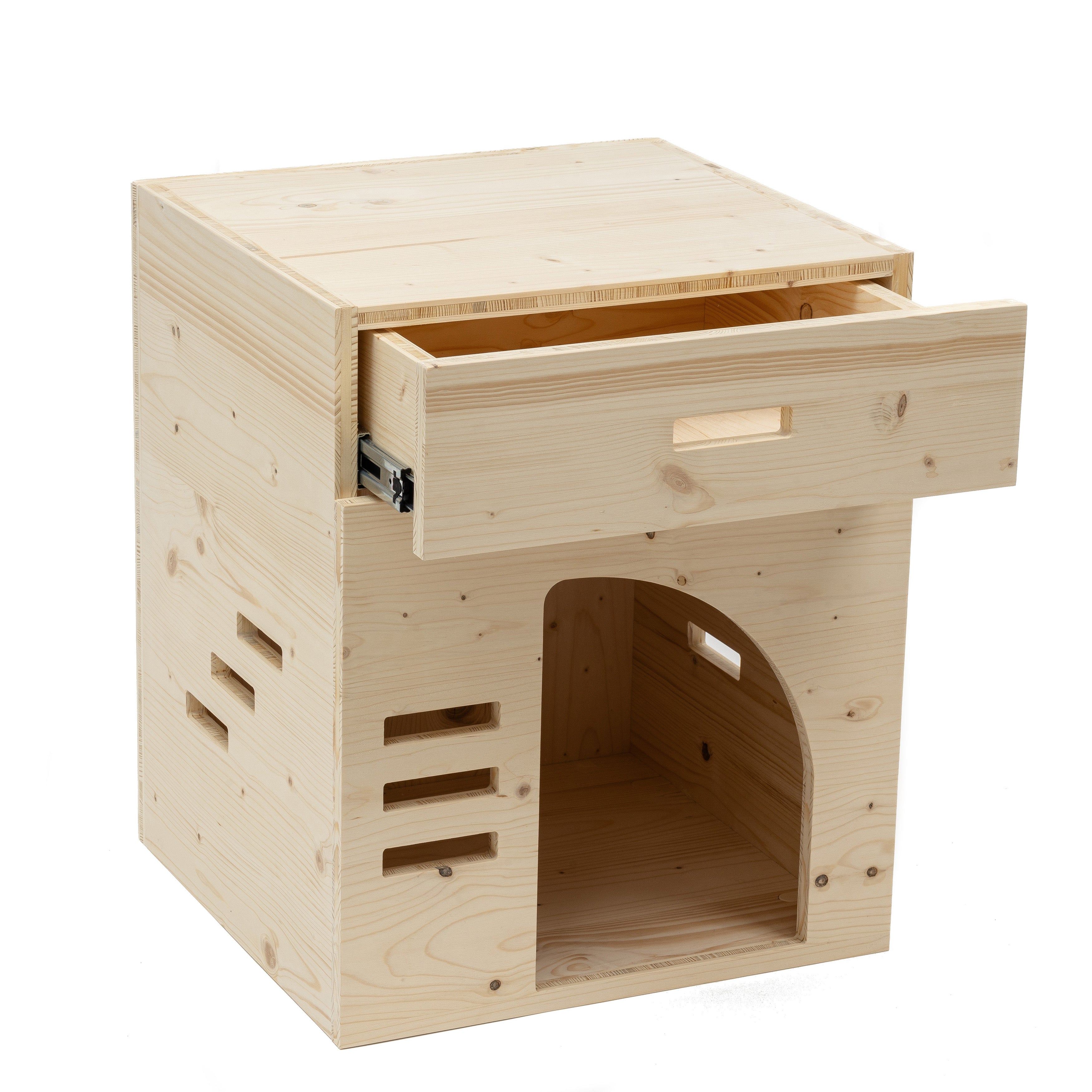 Dog house with drawer Haven – AlpanaPet