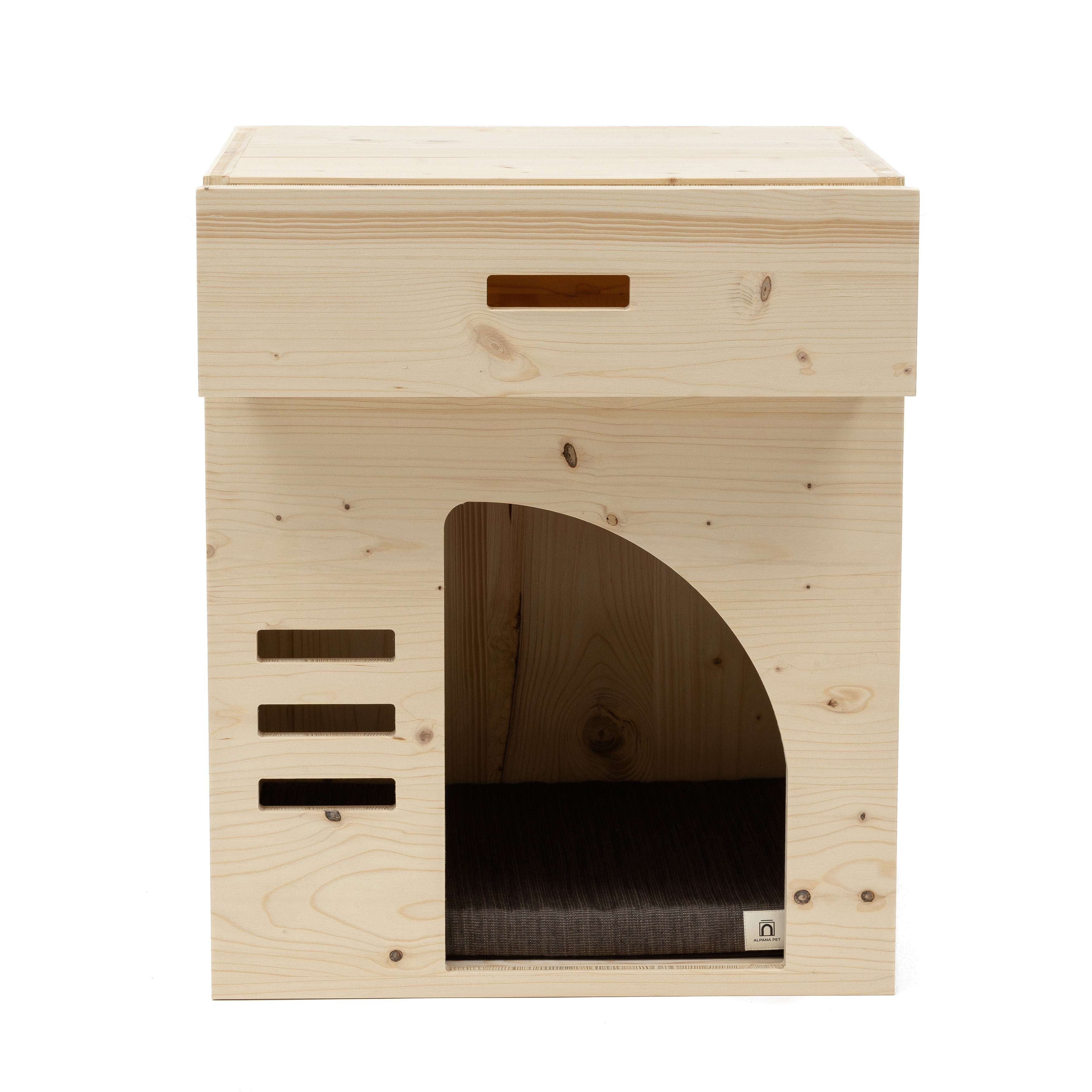 Dog house with drawer Haven – AlpanaPet