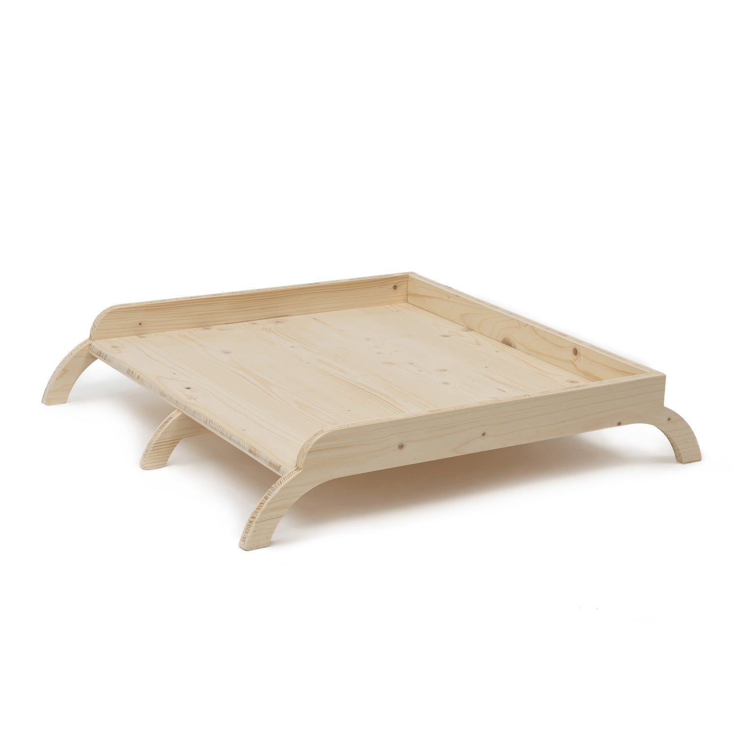 Wooden dog bed