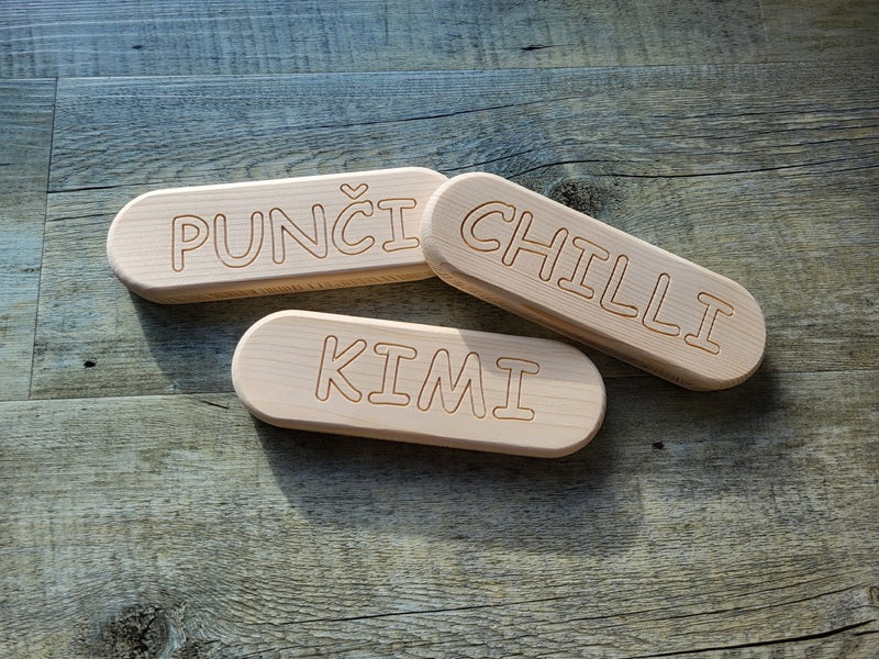 Ročno poslikana lesena tablica s portretom vašega psa 