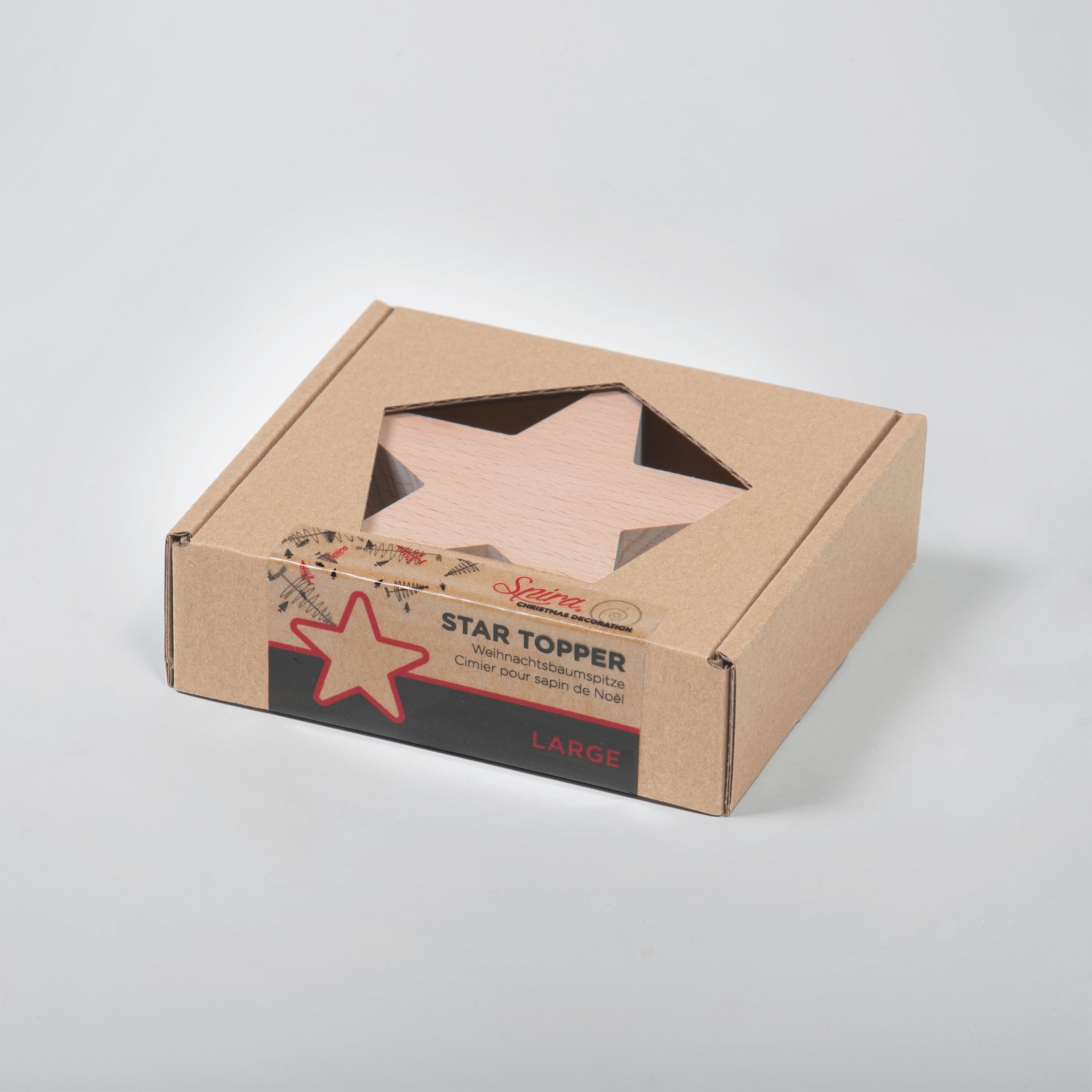 Dekorativna zvezda za božično drevo Spira