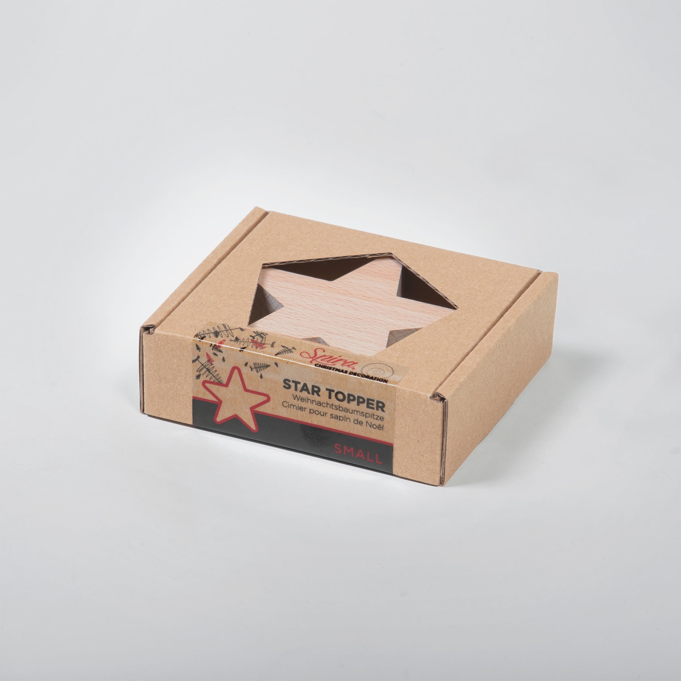 Dekorativna zvezda za božično drevo Spira