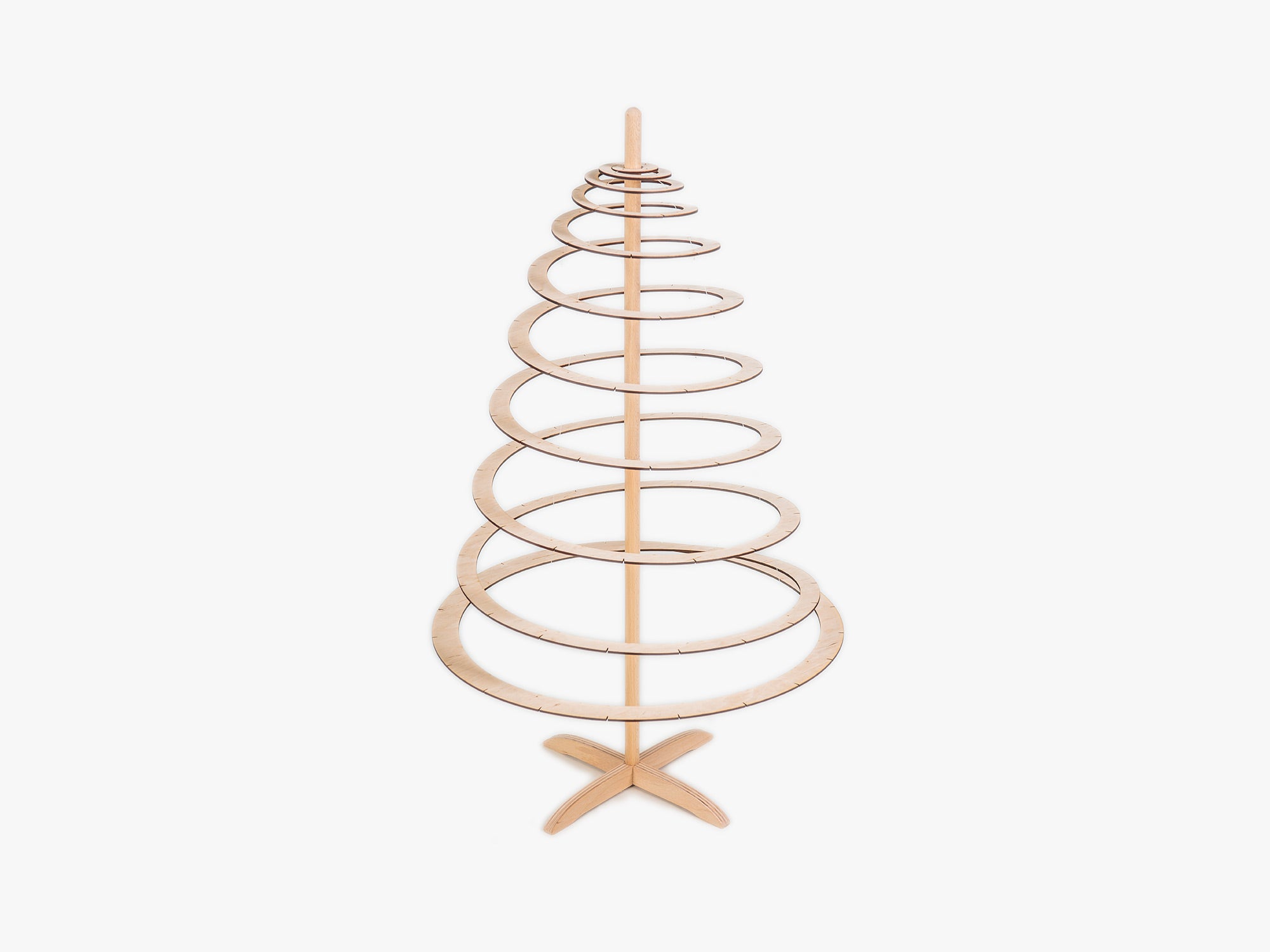 Leseno dekorativno božično drevo Spira