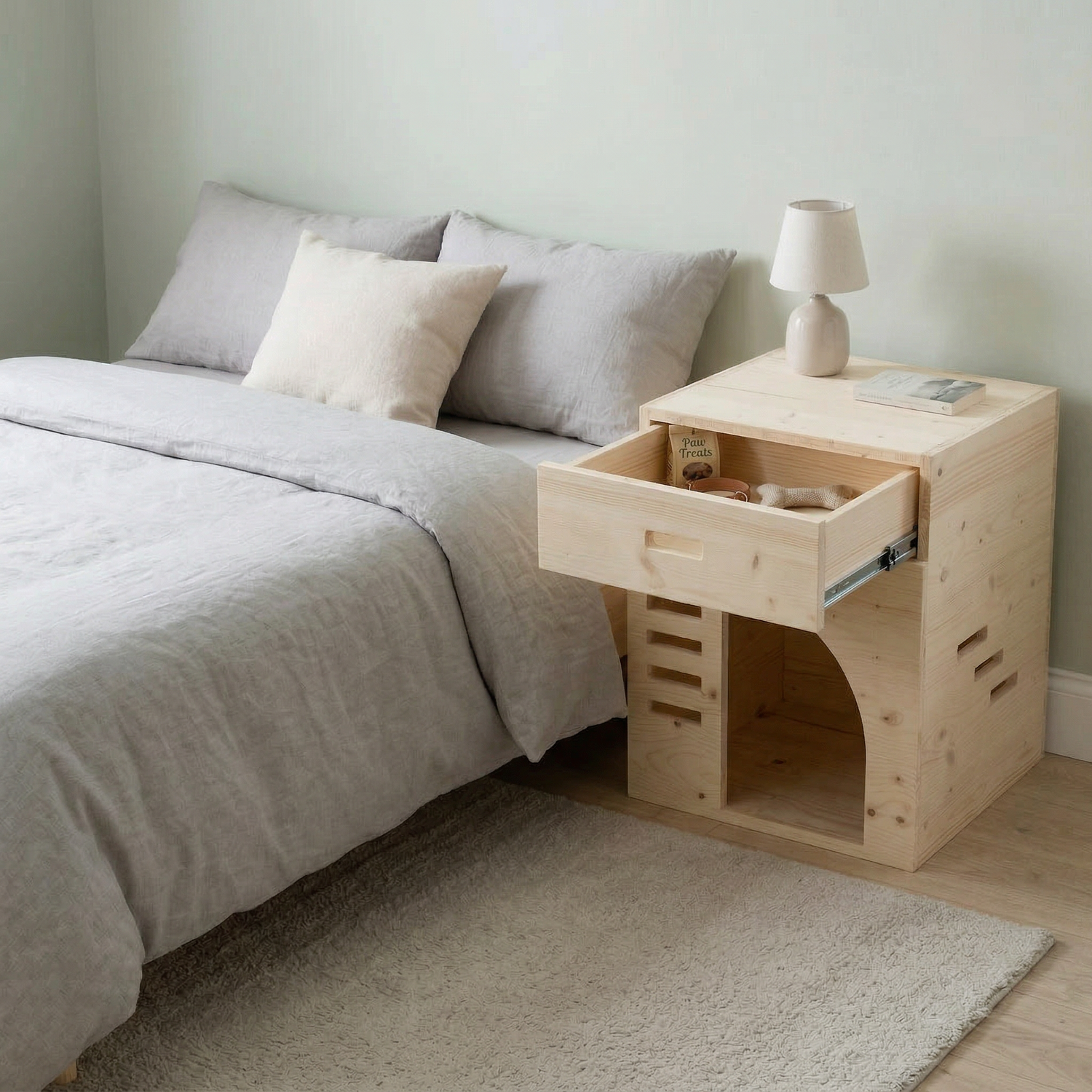 Dog house with drawer Haven