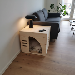 Lesena hiška za psa Haven