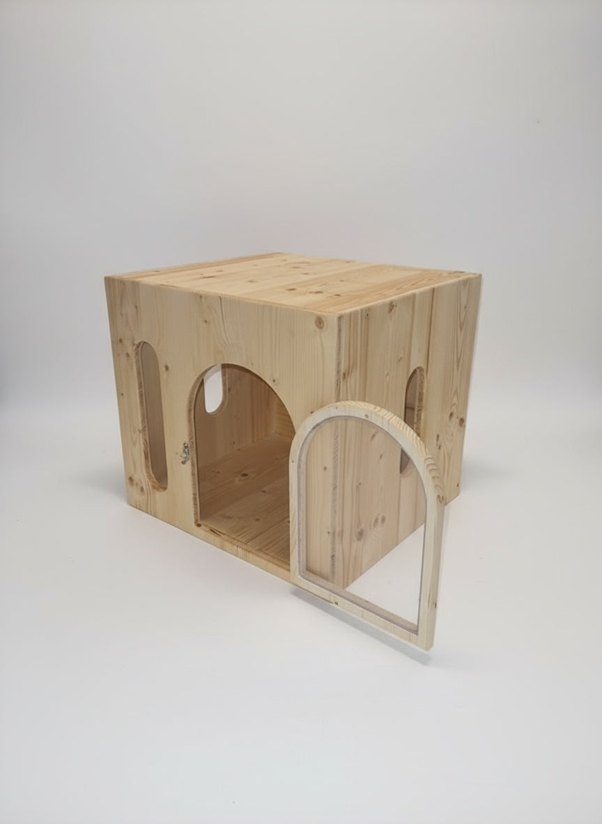 Pasja hišica za notranjost z vrati Sanctuary 102