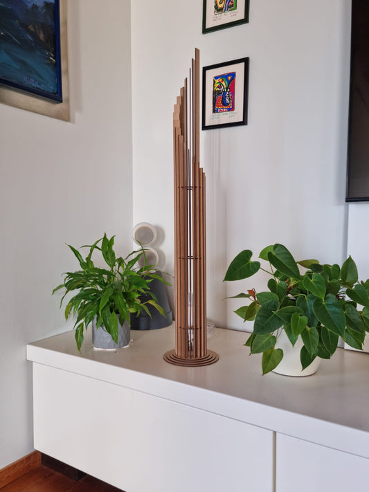 Prenosna / Talna Lesena svetilka - V3