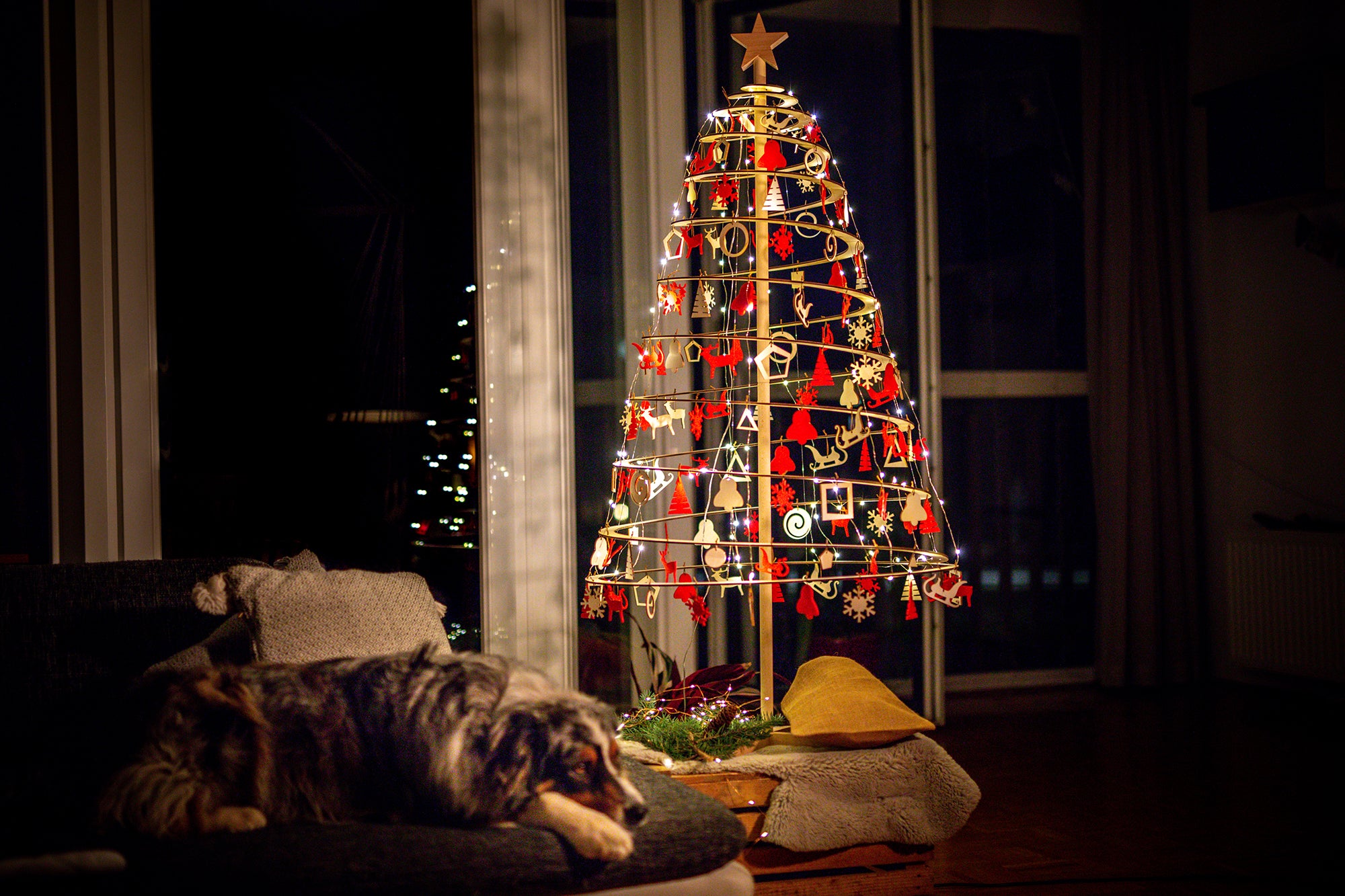 Dekorativne LED lučke za drevo Spira